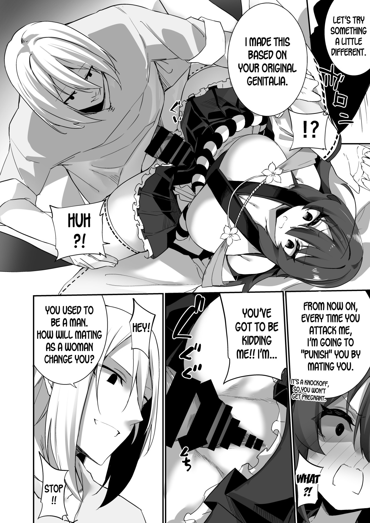 Hentai Manga Comic-TS Miko-san Wants To Be Denied!-Read-11